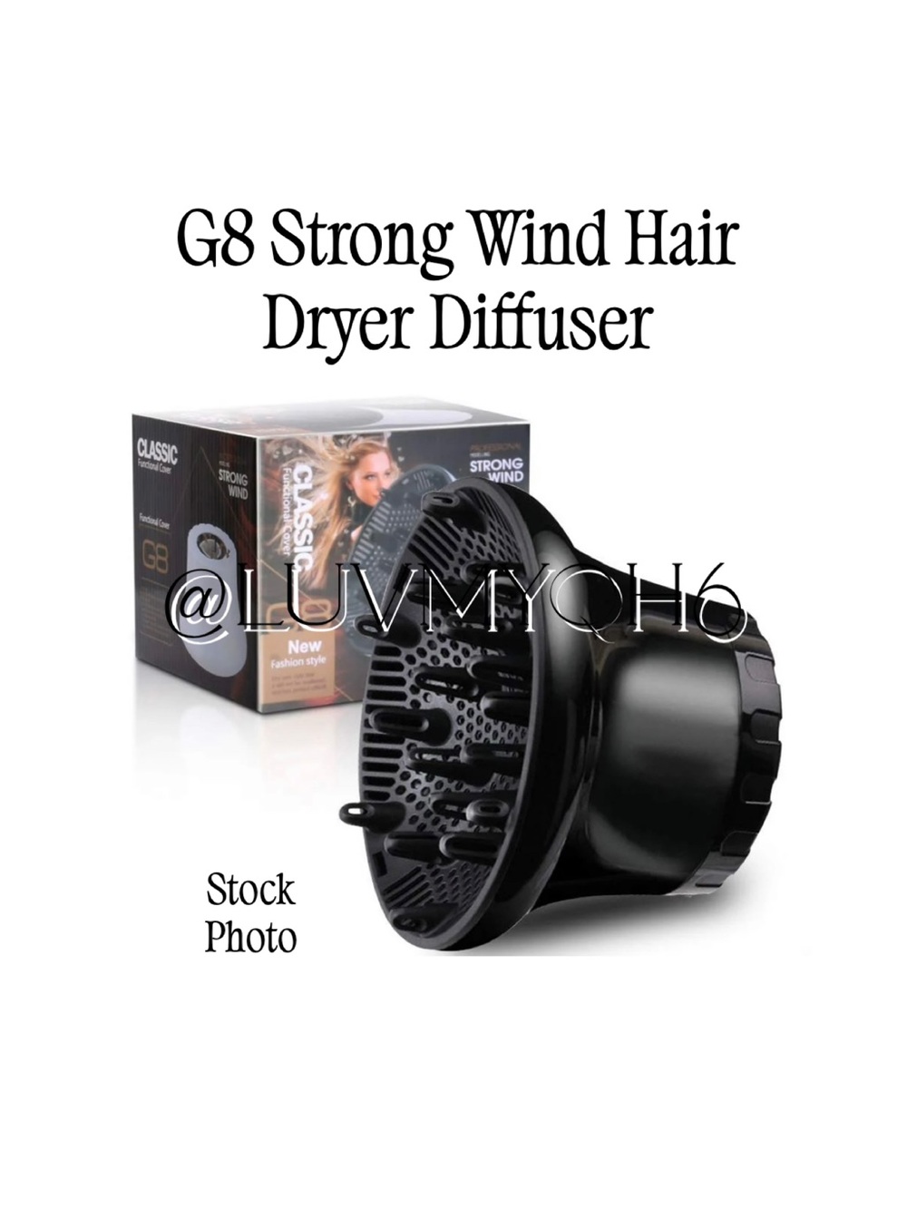 G8 Strong Wind Hair Dryer Diffuser